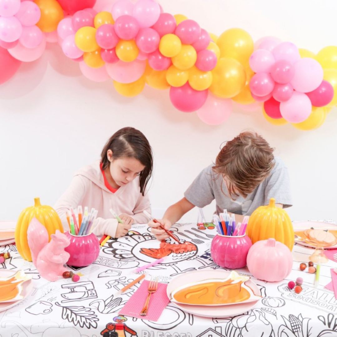 Halloween Coloring Tablecloth – Creative Crayons Workshop