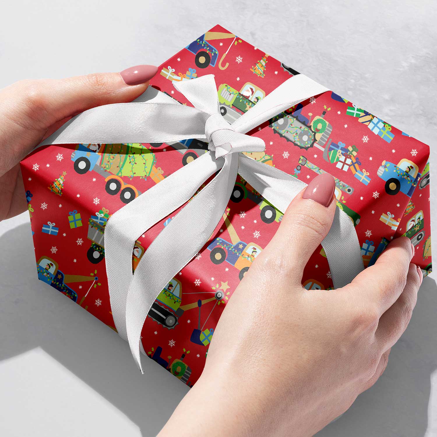 Wrap your gifts in festive style with this Christmas flowers-themed kraft  wrapping paper. – Orionmarts International