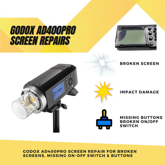 Repair Godox AD300PRO: Cracked or Blank LCD Screen – Cheetah Stand