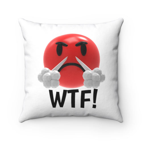 Roblox Chad Face Meme Spun Polyester Square Pillow 