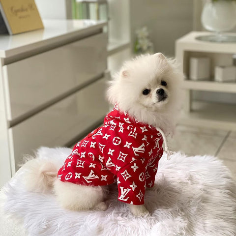 Love Me Designer LV Dog Hoodie