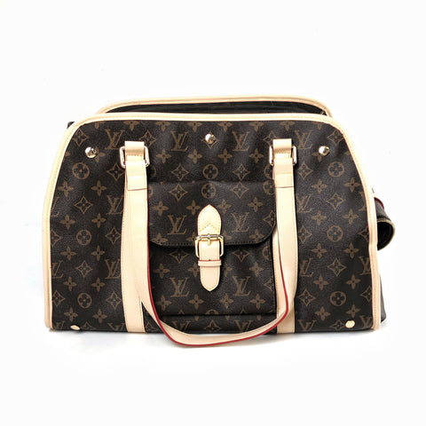 Louis Vuitton Monogram Canvas Sac Baxter PM Dog Carrier Bag Louis