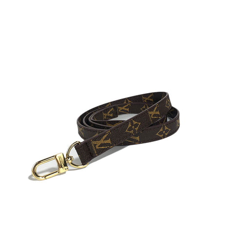 Chewy Vuitton - Classic Mongram Harness and Leash Set