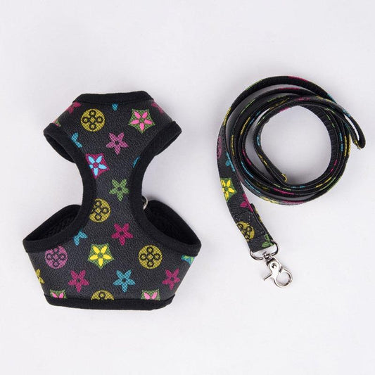 LV Dog Leash & Harness Set – Purrfect Puppy