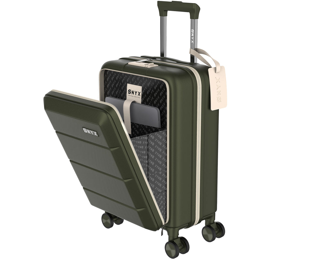oneerlijk Reparatie mogelijk Ontevreden Handbagage Koffer 35L - met Laptopvak - Olijf | ONYX Journey – Onyx