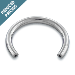 14 gauge Titanium Threadless Circular Barbell