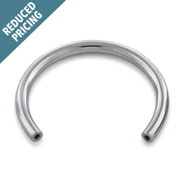 16 gauge Titanium Threadless Circular Barbell