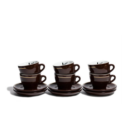Konitz Coffee Bar Cappuccino Coffee Cups Set with Saucers, White Cappuccino  Cups Set of 4 - 6 oz Cof…See more Konitz Coffee Bar Cappuccino Coffee Cups