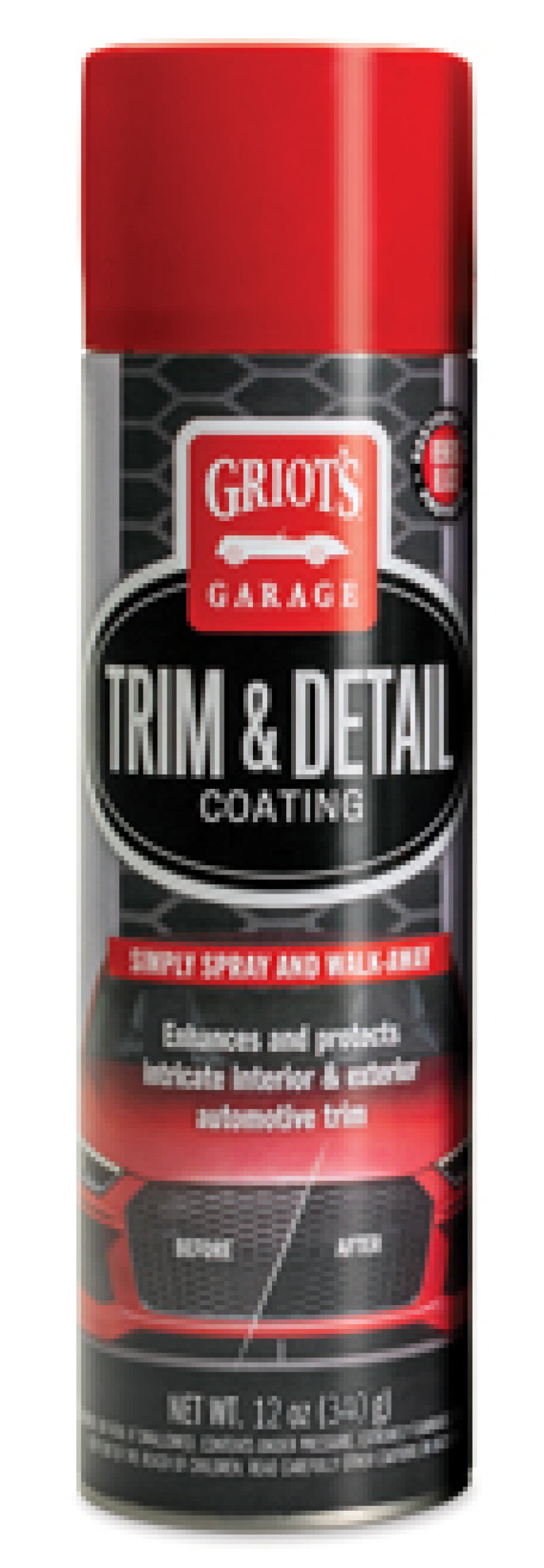 Griots Garage 10850 - Black Shine Tire and Trim Coating XL - 21.5oz