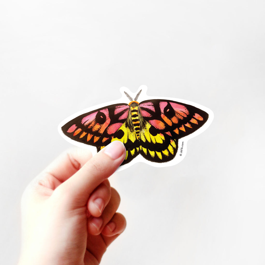 Butterfly 4 Vinyl Sticker (Monarch)