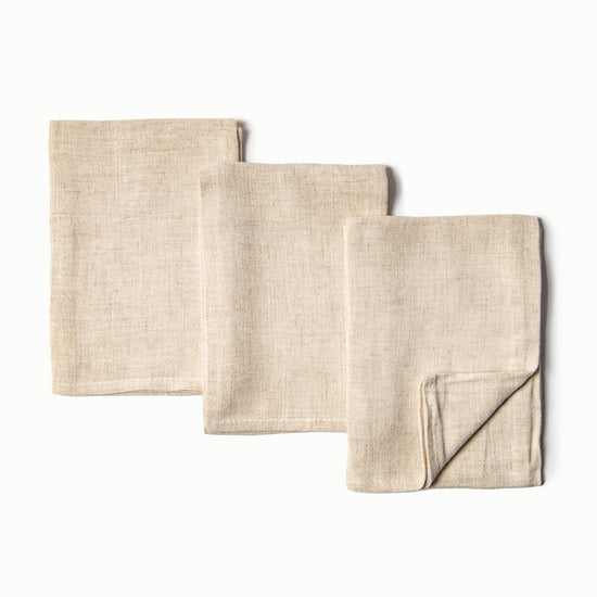 Natural/Rust Tea Towel Set