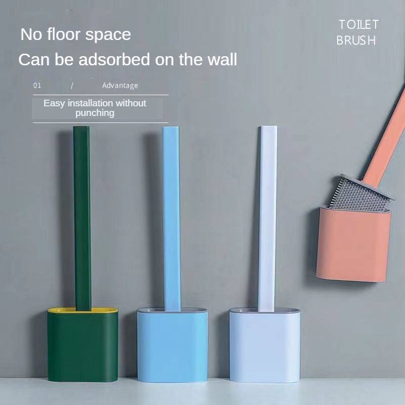 Billede af Toiletbørste med fladt silikonehoved - WeDoBetter.dk