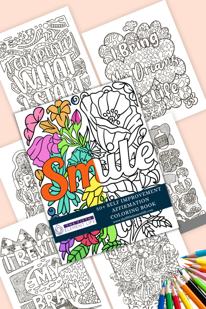 Self Improvement Affirmation Coloring Book