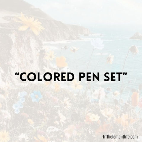 Colored Pen Set