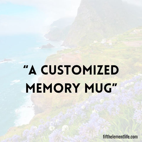 A customized memory mug