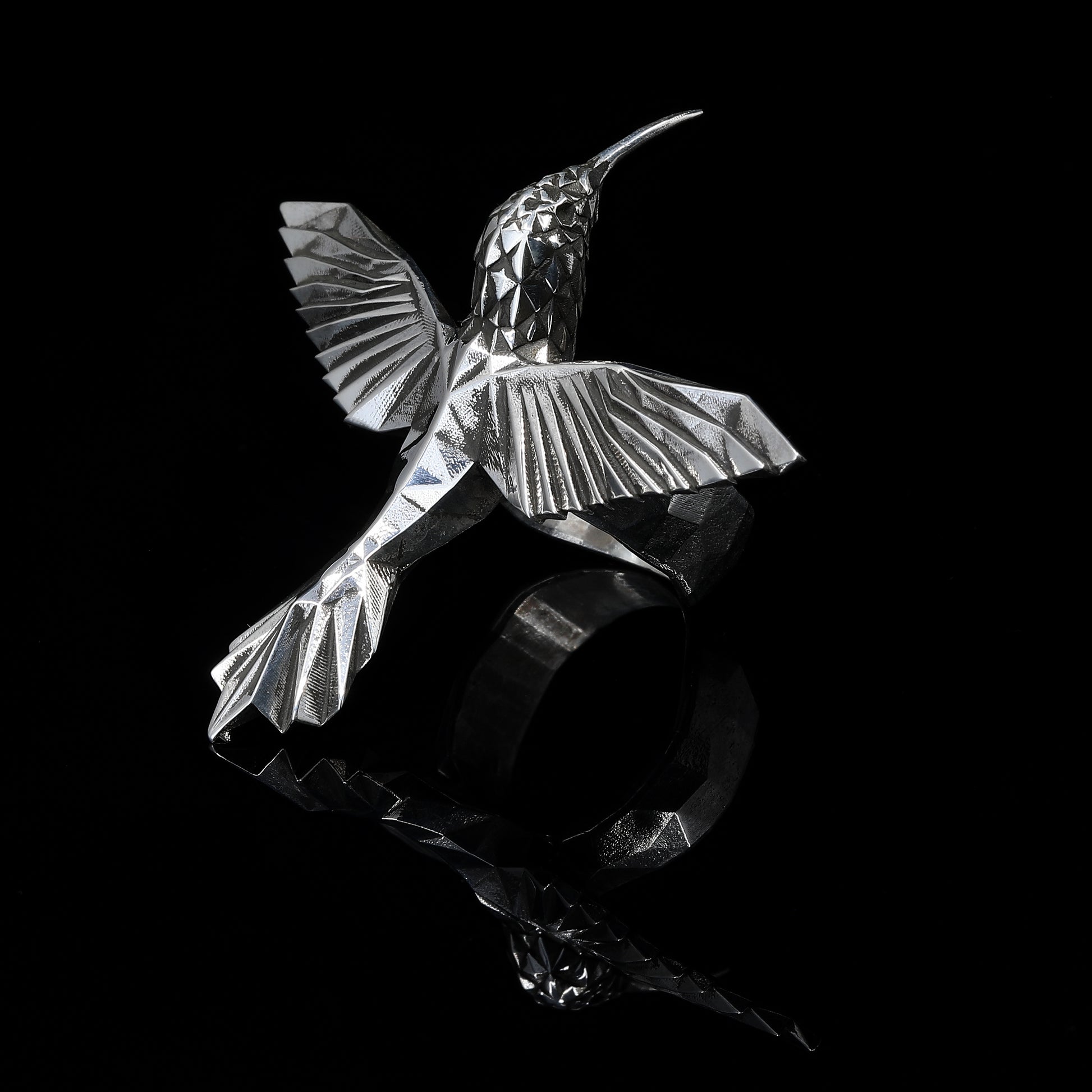 black and white photography hummingbird