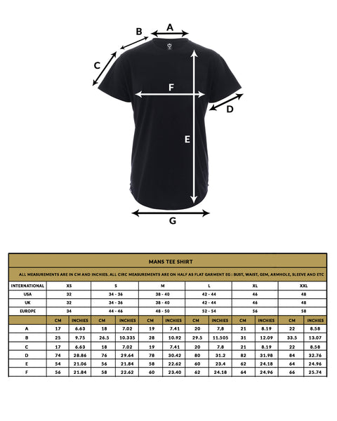 love anchor men's tee shirt size guide