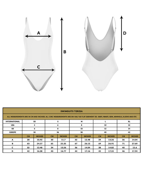 love anchor swimsuit teresa size guide