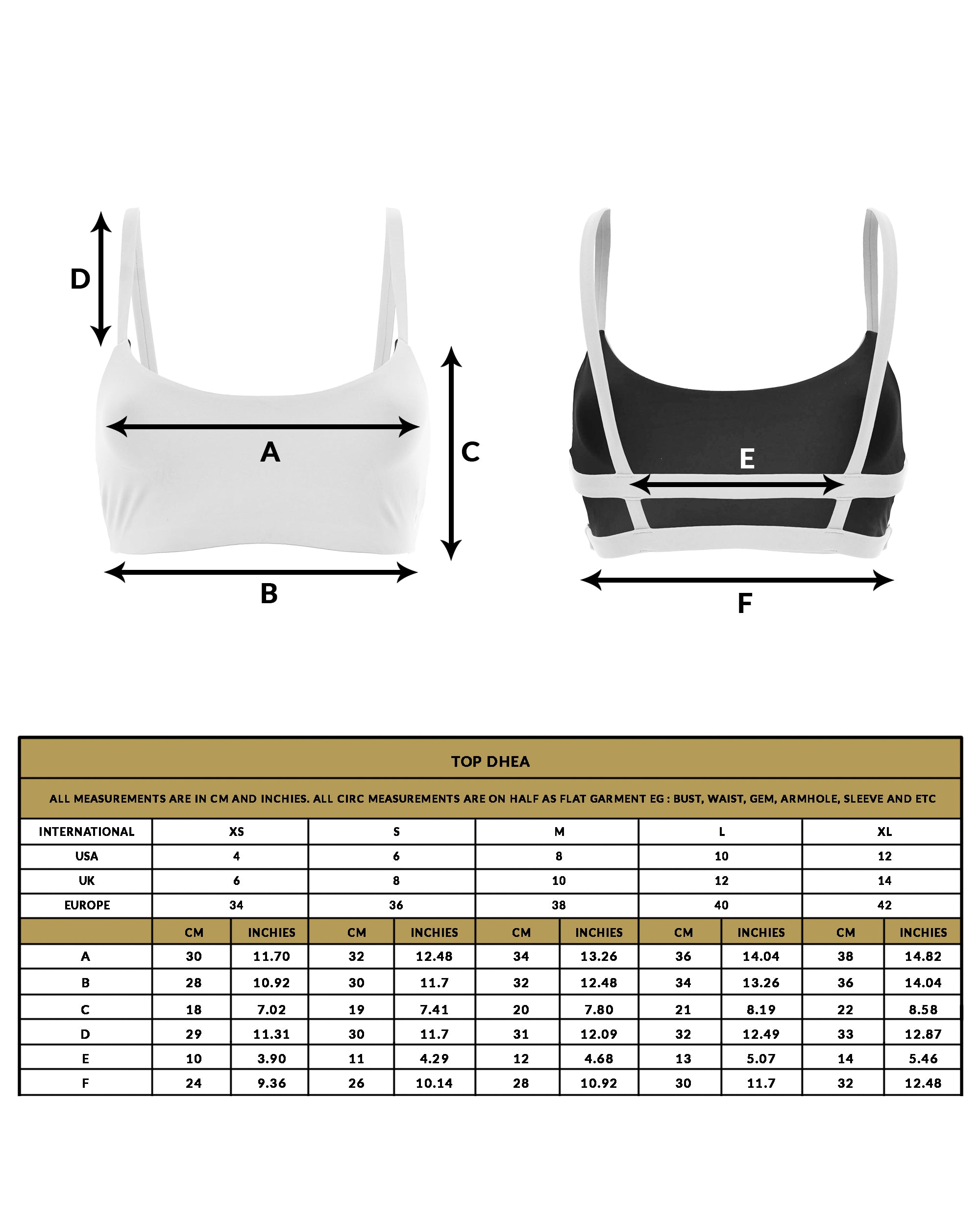 love anchor size guide swimwear top dhea