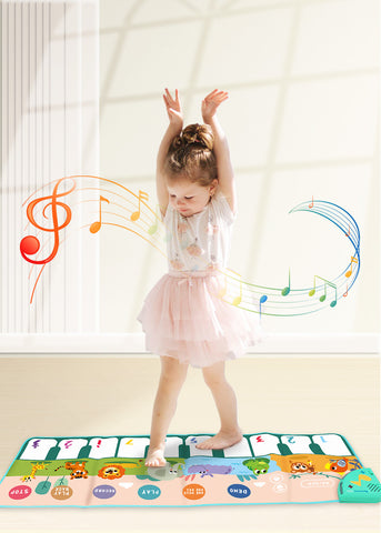 Tapete Teclado Musical Baby Músicas Sons de Animais Infantil