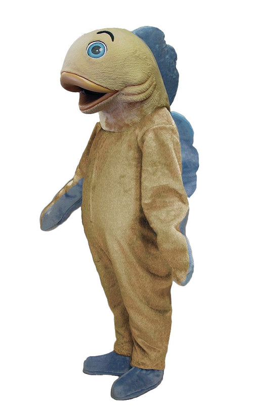 Silver Whale mascot costume character dressed with a Leggings and Wraps -  Mascot Costumes -  Sizes L (175-180CM)