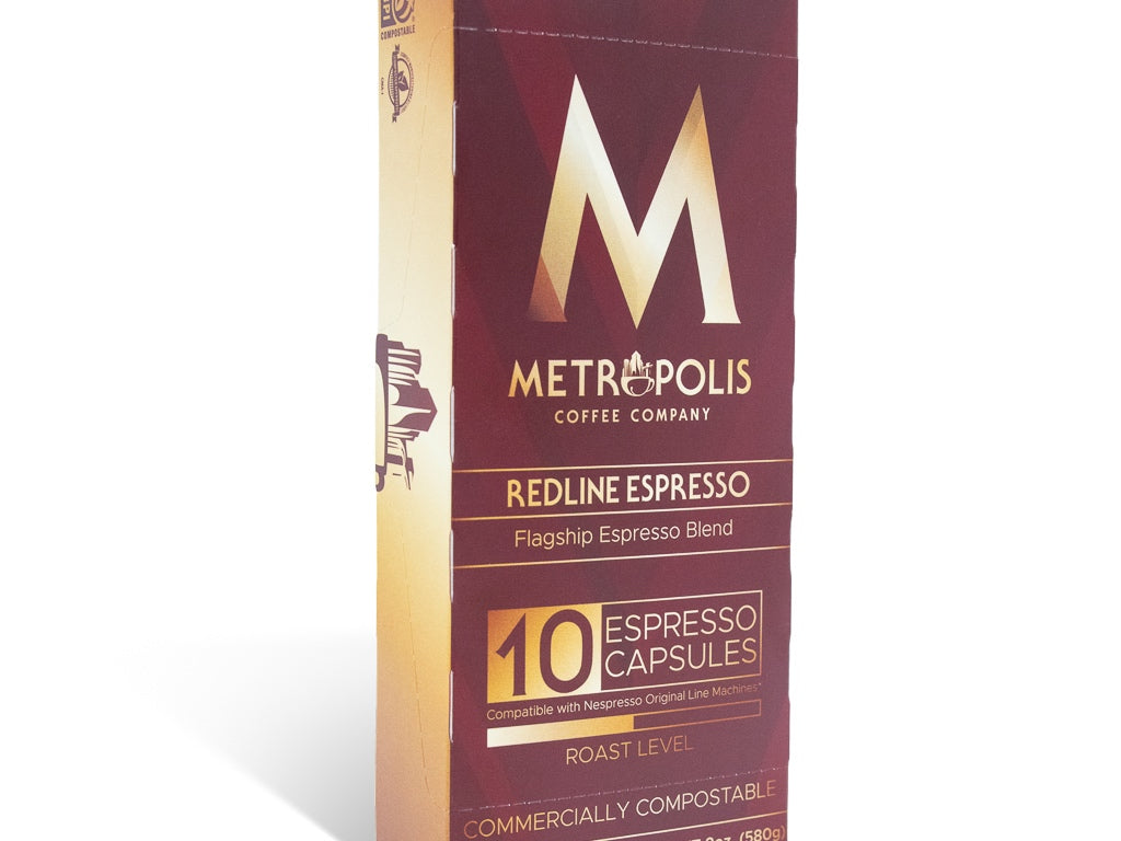 Metropolis Coffee La Cordillera coffee pods or capsules.