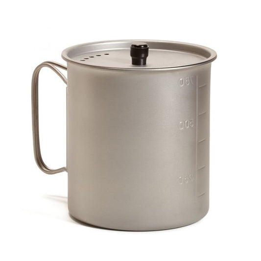 TOAKS Titanium 450ml Cup with Folding Handles - CUP-450 - Outdoor Camping  Mug