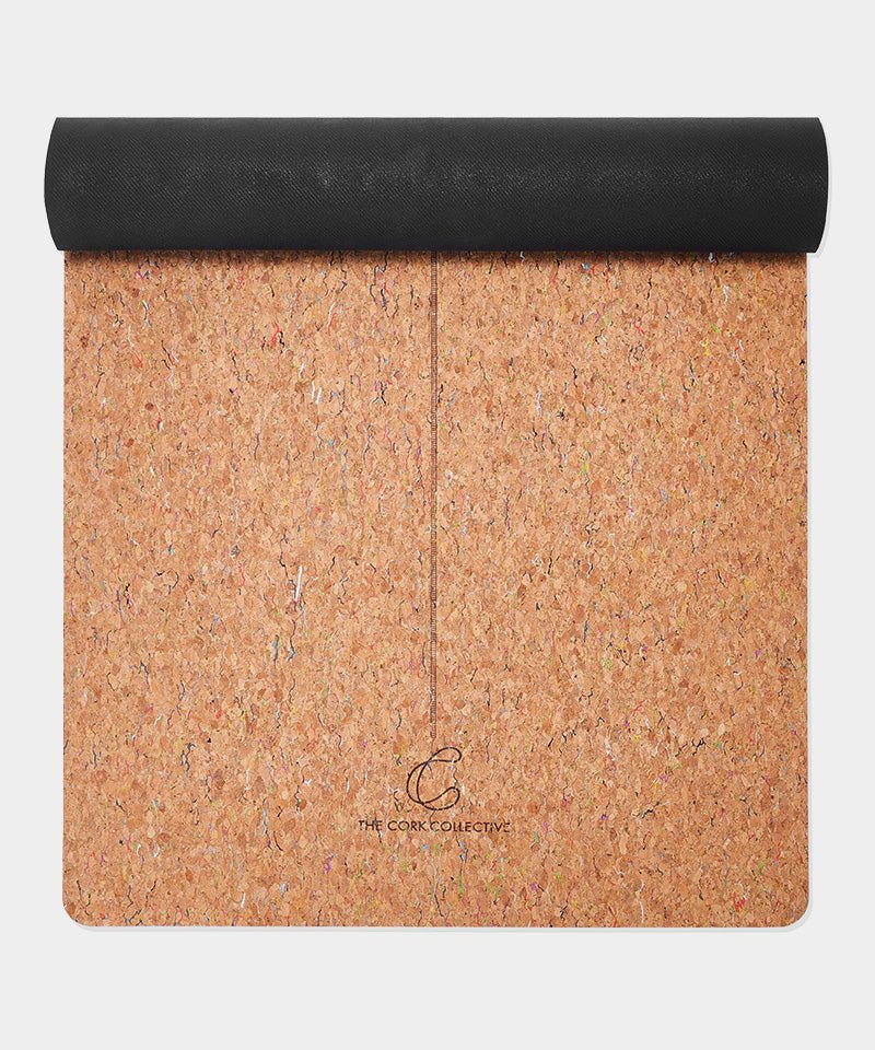 b, mat cork yoga mat - grippy & sustainable – b, halfmoon CA