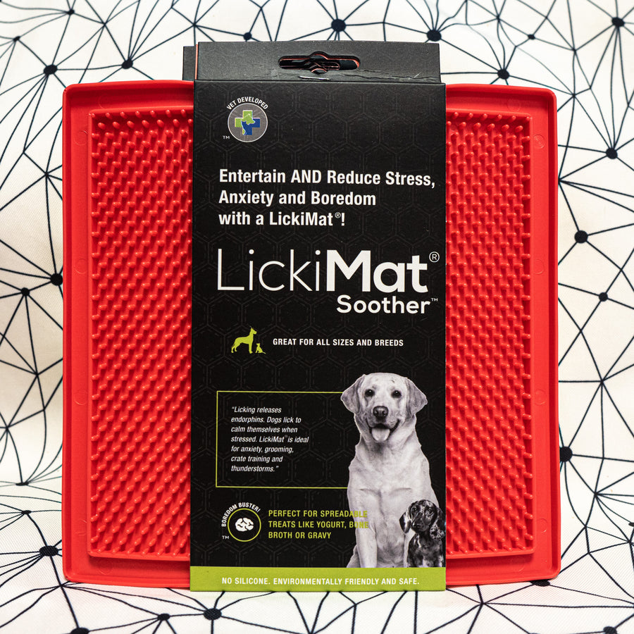 Lickimat Classic Dog Slow Feeders, Lick Mat, Boredom Anxiety Reduction  Perfect for Food, Treats, Yogurt, Peanut Butter. Fun Alternative to Slow  Feed Dog Bowl! Green & Turquoise Soother & Buddy