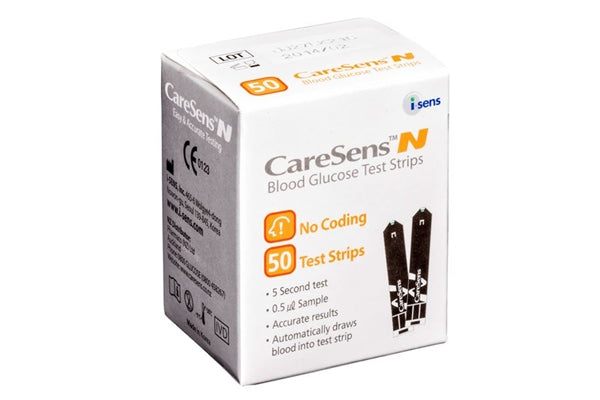 strips caresens 50