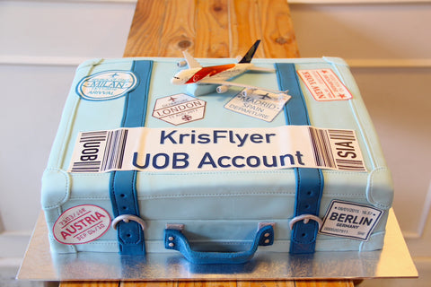 UOB Luggage Cake