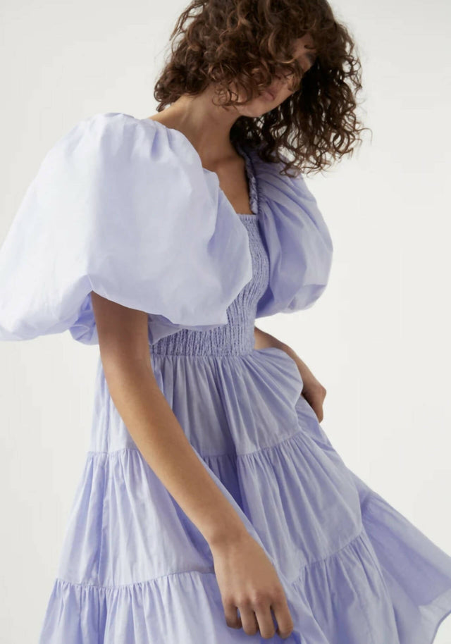 Aje The Mathilde Bubble Hem Midi Dress