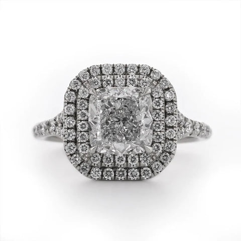 Cushion Diamond Lab-Grown Engagement Ring