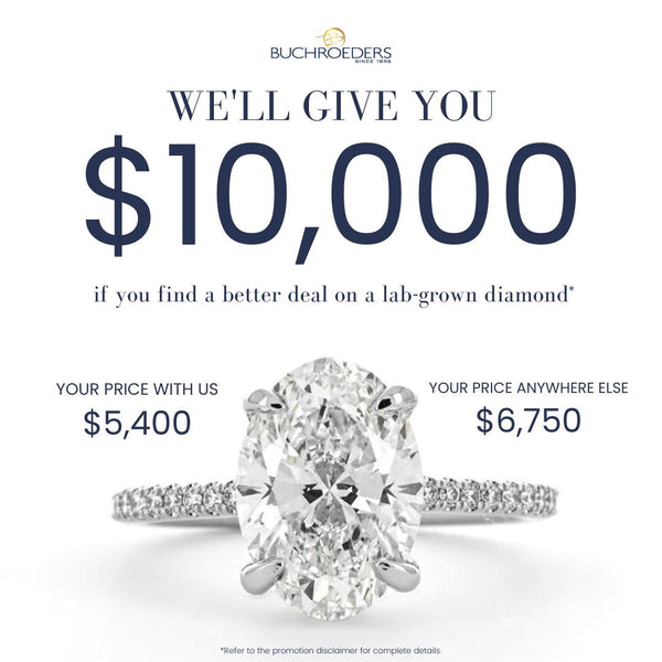 We'll give you $10,000 if you find a better deal on a lab-grown diamond.*