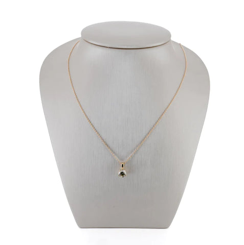 THE ESSENTIAL DIAMOND SOLITAIRE PENDANT NECKLACE | 0.85CT | YELLOW GOLD