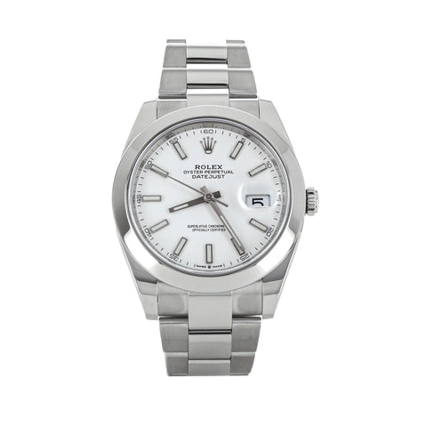 ROLEX DATEJUST STAINLESS STEEL WATCH 126300