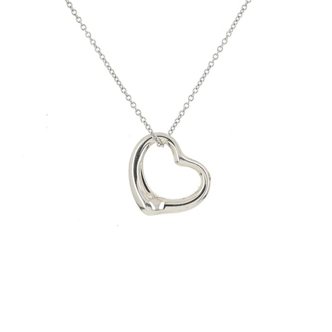 TIFFANY & CO | OPEN HEART PENDANT | STERLING SILVER