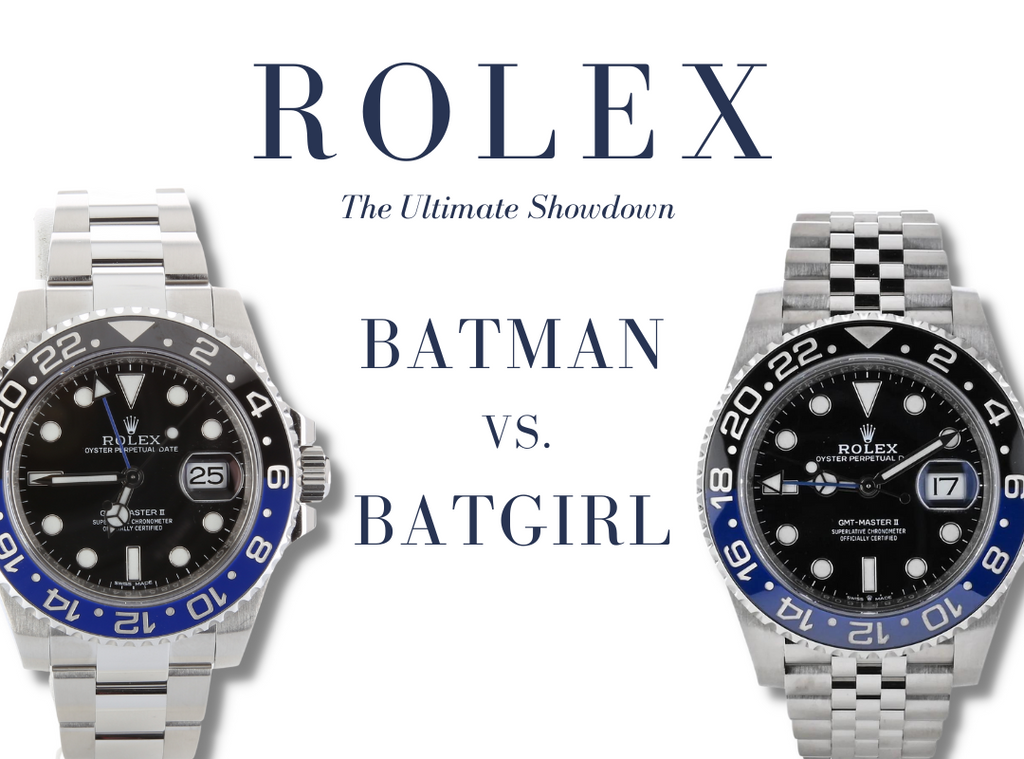Rolex Batman Vs Rolex Batgirl