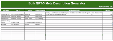meta description generator