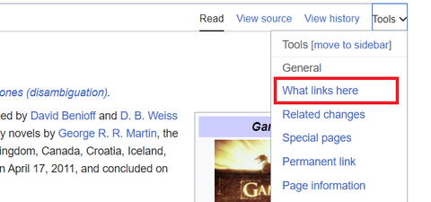 Wikipedia tools