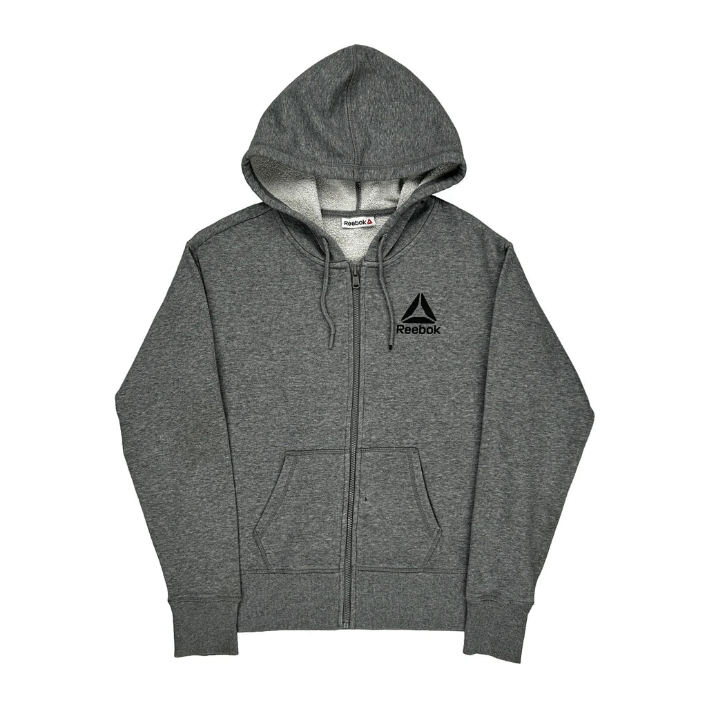image of Reebok Hoodie - Small Grey Cotton Blend
