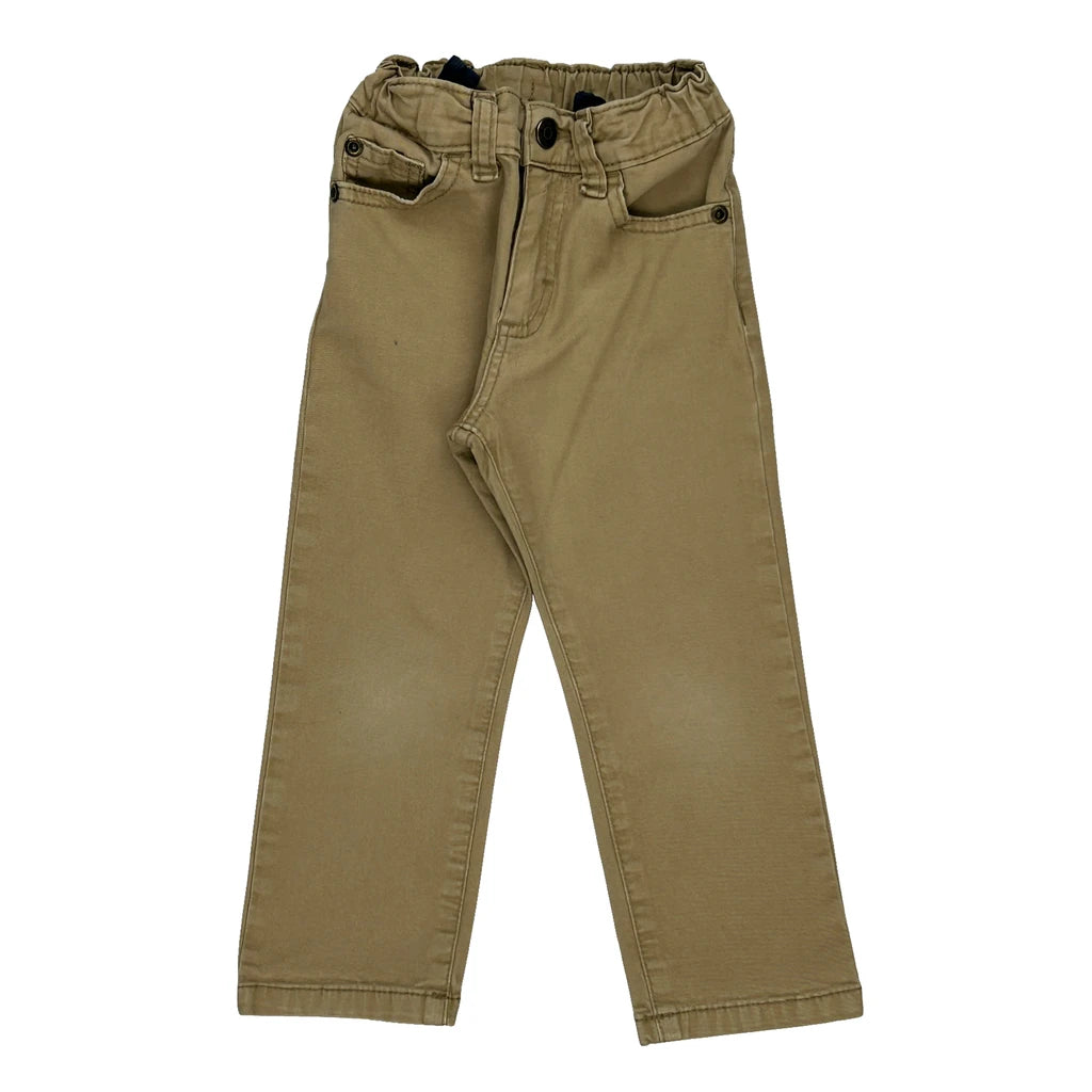 image of Age 3 Wrangler Trousers - XS Beige Cotton Blend