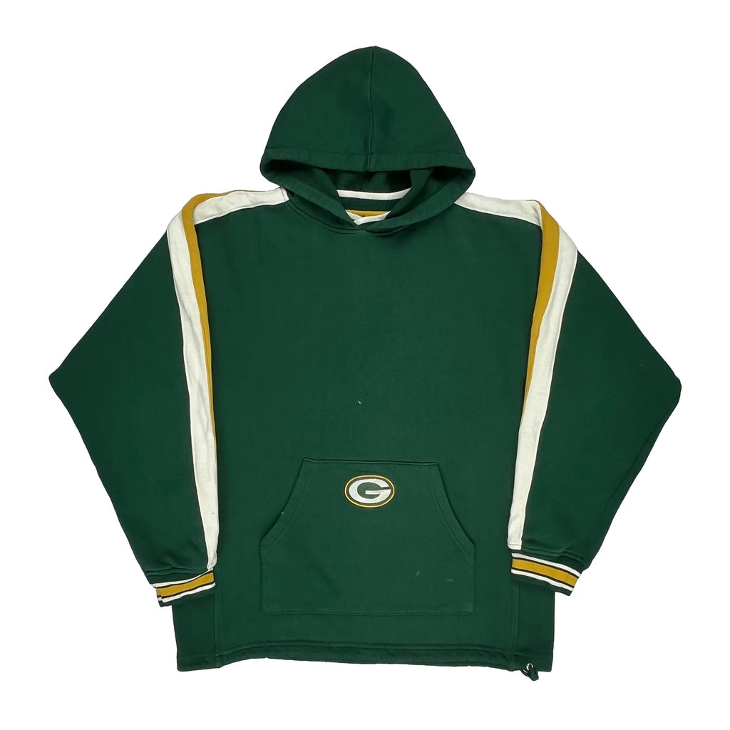 image of Green Bay Packers Starter Nfl Hoodie - Medium Green Cotton Blend