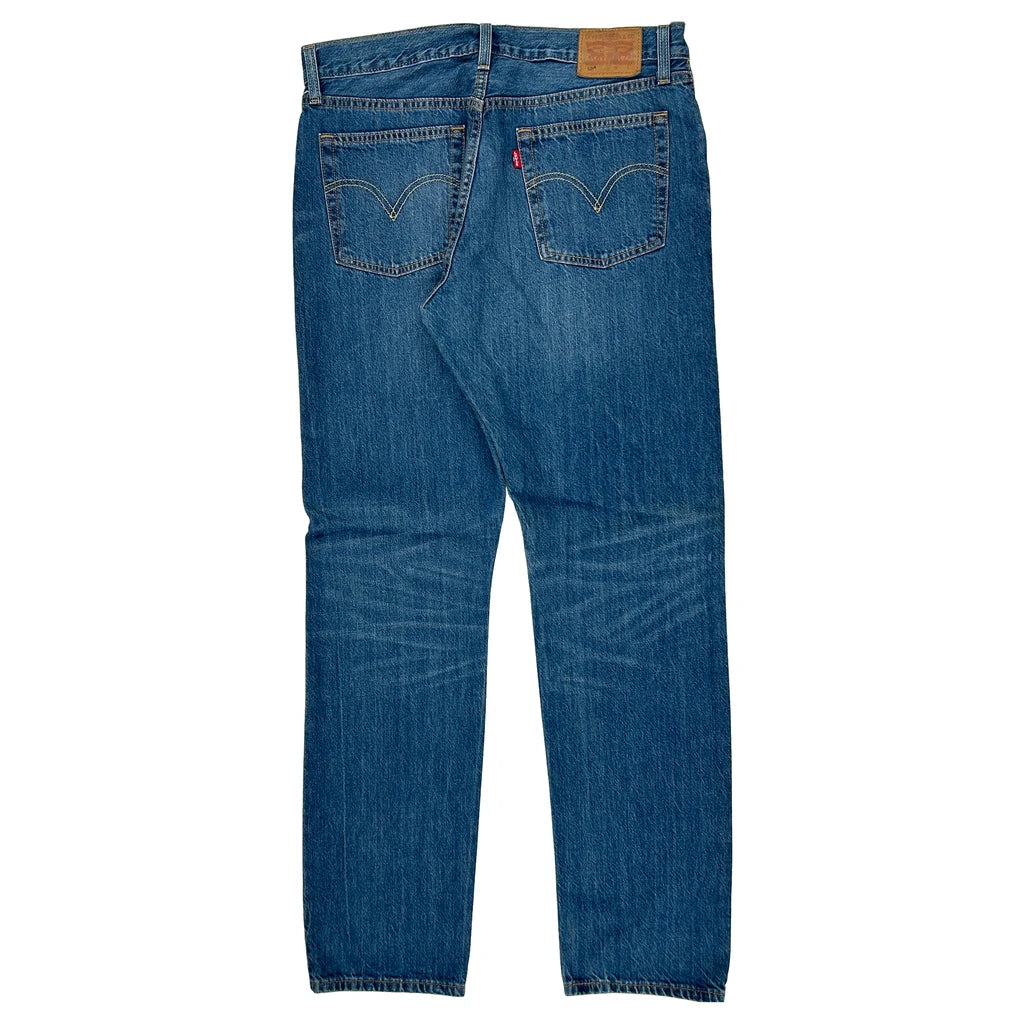 image of 501 Levis Jeans - 32W 32L Blue Cotton