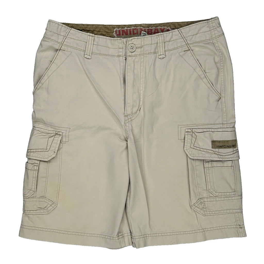 image of Union Bay Cargo Shorts - 36″ Waist Beige Cotton