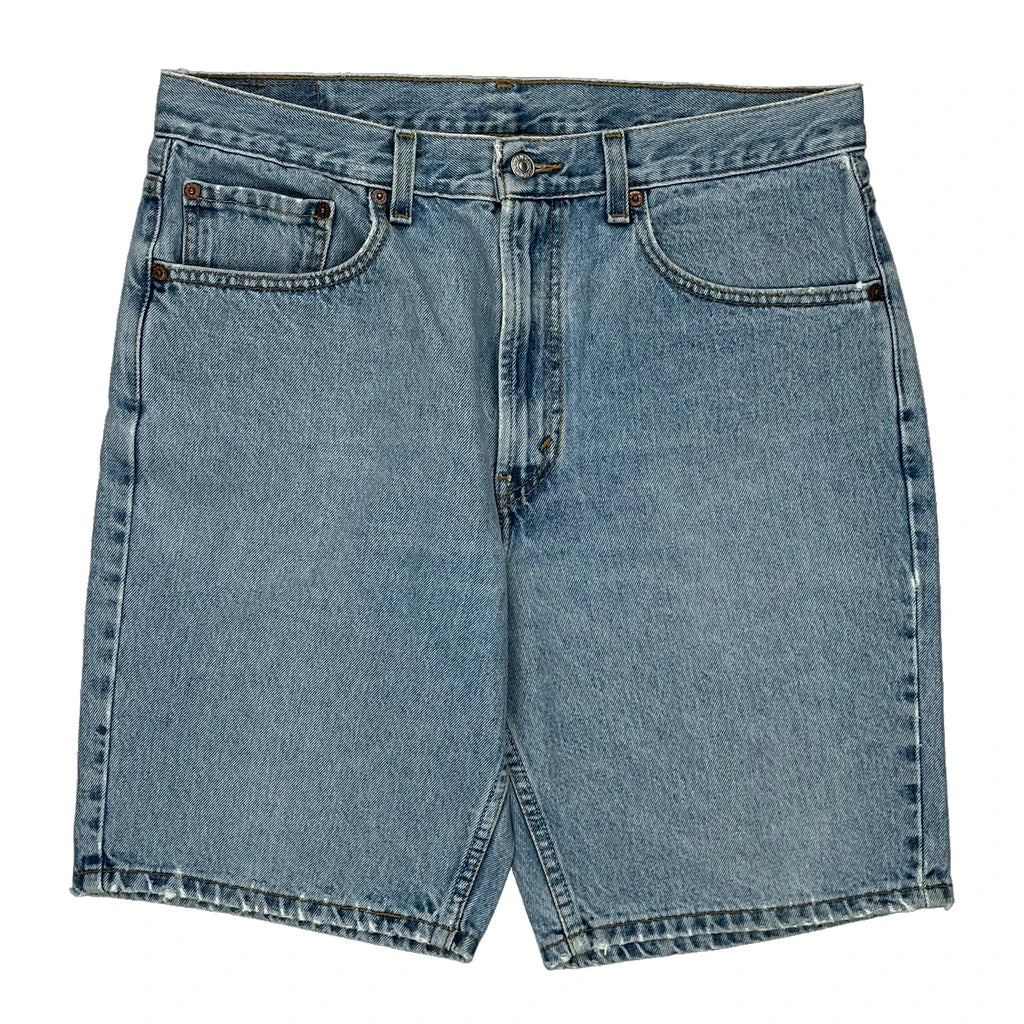 image of 505 Levis Denim Shorts - 34W 9L Light Wash Cotton