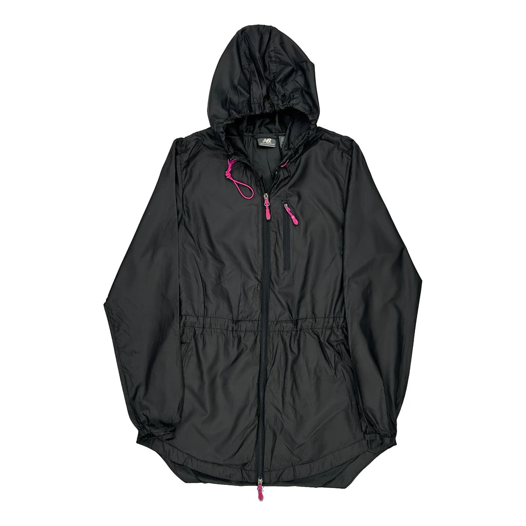 image of New Balance Slim Fit Windbreaker - Small Black Polyester