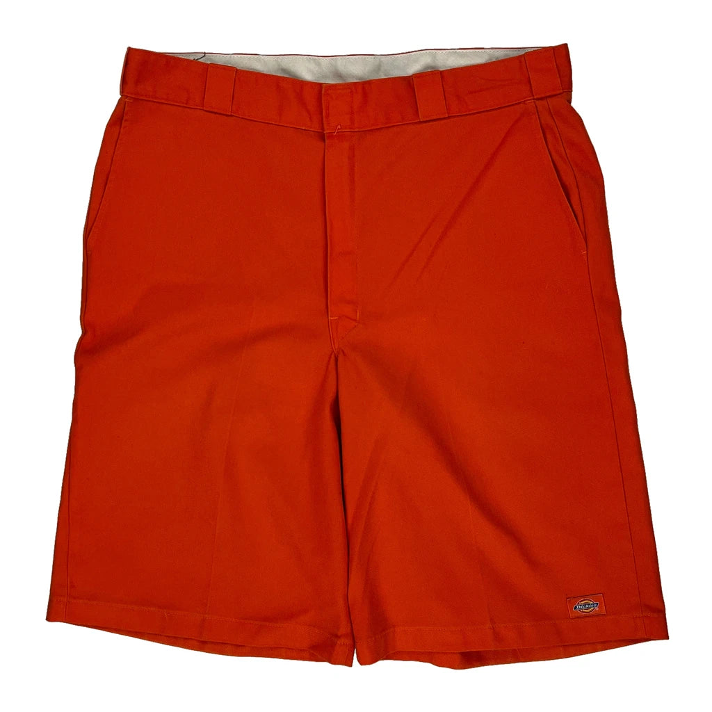 image of Dickies Shorts - 38W 12L Orange Cotton