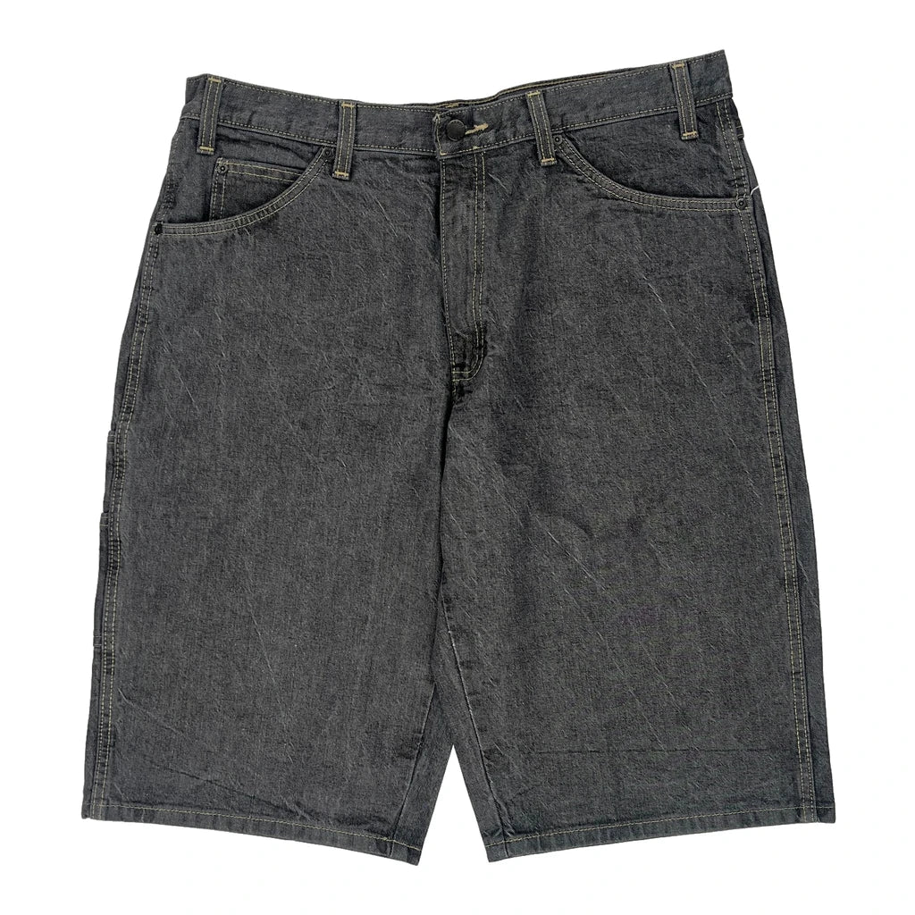 image of Dickies Denim Shorts - 34W 14L Dark Wash Cotton