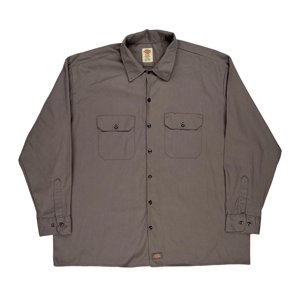 image of Flex Dickies Shirt - 2XL Grey Cotton Blend
